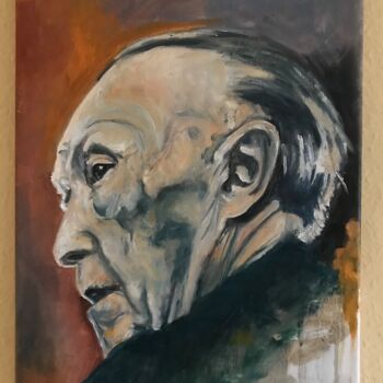 Pintura intitulada "Konrad Adenauer" por Maike Petersen, Obras de arte originais, Óleo