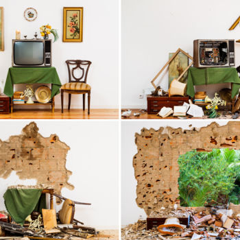 Fotografia intitulada "Destruir" por Filipe Condado, Obras de arte originais, Fotografia digital Montado em Plexiglass