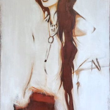 Pintura titulada "Sans regret, sans m…" por Stéphanie Maillart, Obra de arte original, Acrílico Montado en Bastidor de camil…
