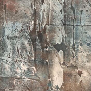 Pittura intitolato "Impression (en blan…" da Maïlys Girodon, Opera d'arte originale, Acrilico Montato su Telaio per barella…
