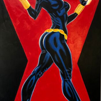 Peinture intitulée "Super héroïne" par Maïlys Painting, Œuvre d'art originale, Acrylique