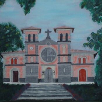 Malarstwo zatytułowany „Notre Dame des pass…” autorstwa Maï, Oryginalna praca, Olej