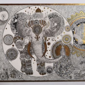 Σχέδιο με τίτλο "img-20180826-101443…" από Mainoudeen Tigre Noir, Αυθεντικά έργα τέχνης, Στυλό