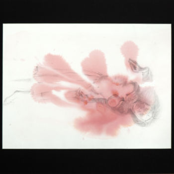 Рисунок под названием "Вверх" - Татьяна Майорова, Подлинное произведение искусства, Карандаш Установлен на картон