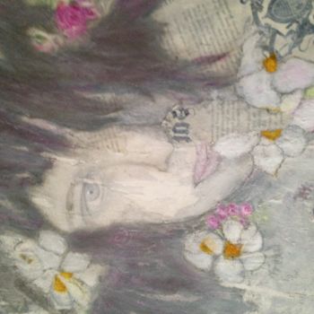 Painting titled "Elle avance" by Mai, Original Artwork