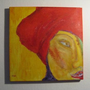 Painting titled "visage" by Mai, Original Artwork