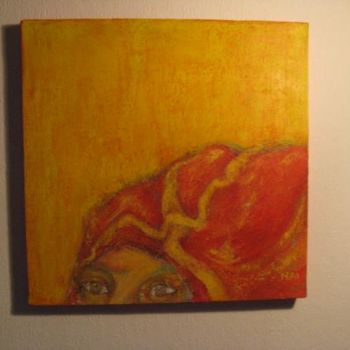 Painting titled "visage" by Mai, Original Artwork