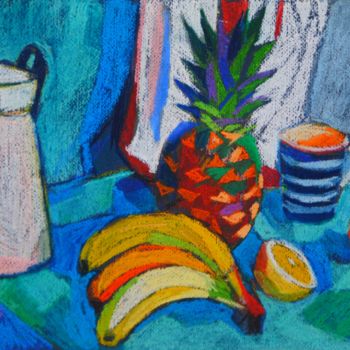 Tekening getiteld "Still life 1" door Maja Djokic Mihajlovic, Origineel Kunstwerk, Pastel