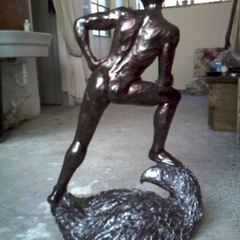 Skulptur mit dem Titel "Arrogance back view" von Majd, Original-Kunstwerk, Andere