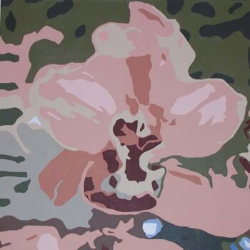 Peinture intitulée "Orchid" par Amanda Makepeace, Œuvre d'art originale