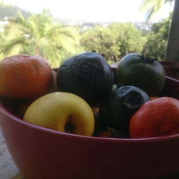 Fotografie getiteld "Fruits tropicaux" door Willy Hervy, Origineel Kunstwerk, Digitale fotografie