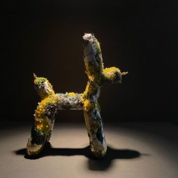 Скульптура под названием "Карамель" - Максим Добровольский, Подлинное произведение искусства, Папье-маше