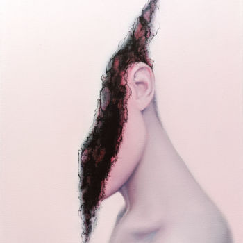 Картина под названием "Viscose." - Maksim Krapht, Подлинное произведение искусства, Масло Установлен на Деревянная рама для…
