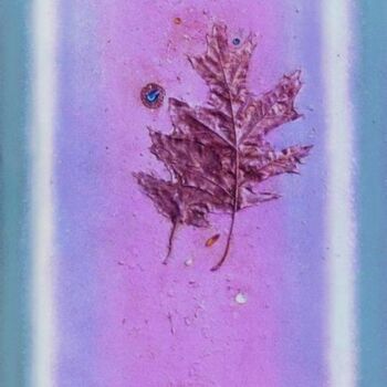 绘画 标题为“Leaf #1” 由Mal, 原创艺术品, 丙烯 安装在木质担架架上