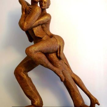 Sculpture titled "danseurs de tango" by Marie Celine Malezieux Ribeyre, Original Artwork