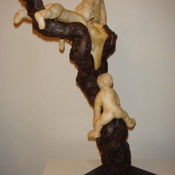 Sculpture intitulée "AMOUR MATERNEL" par Marie Celine Malezieux Ribeyre, Œuvre d'art originale