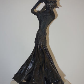 Sculpture intitulée "GOLFEUSE" par Marie Celine Malezieux Ribeyre, Œuvre d'art originale