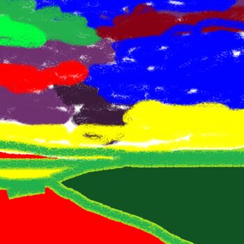 "Kolorowy krajobraz…" başlıklı Dijital Sanat Małgorzata Ka tarafından, Orijinal sanat, Dijital Resim