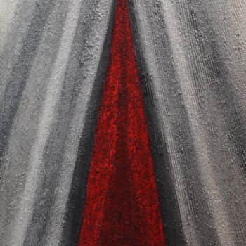 Painting titled "Long Long Way Ahead…" by Małgorzata Wartołowicz (Margot Sophie), Original Artwork, Acrylic