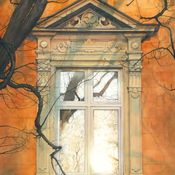 "Memory Waltz" başlıklı Tablo Małgorzata  Zagórska-Gierak tarafından, Orijinal sanat, Suluboya