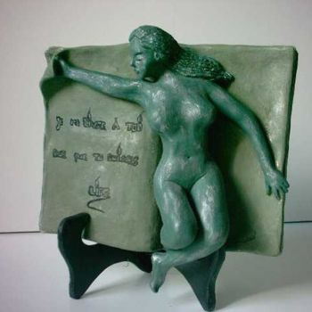 Rzeźba zatytułowany „Livret” autorstwa Malika Haddad, Oryginalna praca, Ceramika