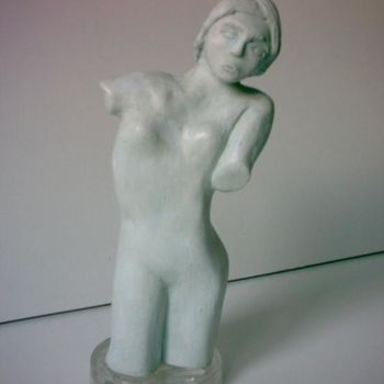 "Sculpture" başlıklı Heykel Malika Haddad tarafından, Orijinal sanat, Seramik