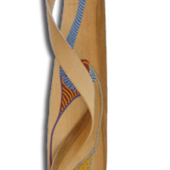 雕塑 标题为“Riya' Pili' (vagues…” 由Malinka Mucay, 原创艺术品, 木