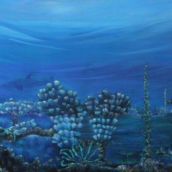 Peinture intitulée "Coralies" par Patricia Malka, Œuvre d'art originale, Huile