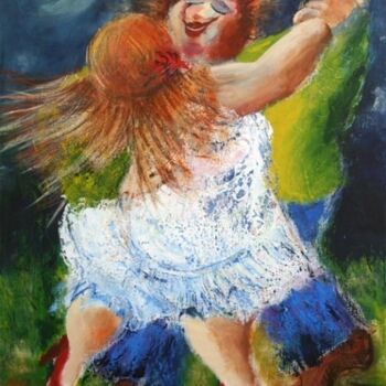 Картина под названием "Pleasures of Dance…" - Malka Tsentsiper, Подлинное произведение искусства