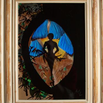 Artisanat intitulée "Femme dans un oeil" par Marielaure Legendre, Œuvre d'art originale