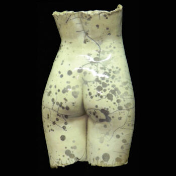 Sculpture titled "louise-oeuf-de-perd…" by Malte Lehm, Original Artwork, Ceramics