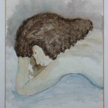 Peinture intitulée "La belle endormie (…" par Mamija, Œuvre d'art originale