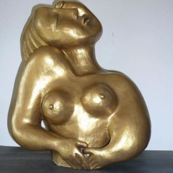 Sculpture intitulée "FANTASME" par France Lemaitre, Œuvre d'art originale, Terre cuite