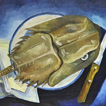 Pittura intitolato "Мечты на завтрак" da Ilia Chudakov, Opera d'arte originale