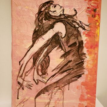 Malerei mit dem Titel "Leidenschaft" von Mandy Bonitz, Original-Kunstwerk, Acryl