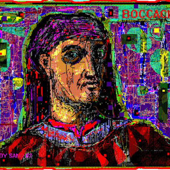 Arte digitale intitolato "Boccacio" da Mandy Sand, Opera d'arte originale, Pittura digitale