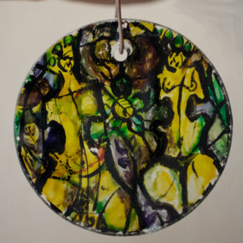 Painting titled "A pendant" by Mandy Sand, Original Artwork, Other