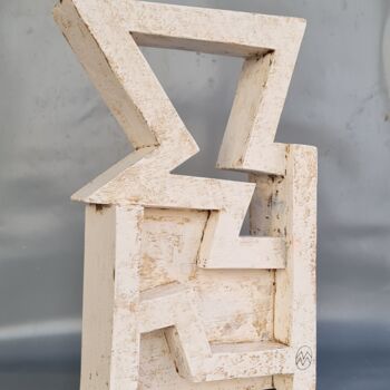 Sculpture titled "Forma Z" by Manel Marzo-Mart, Original Artwork, Wood