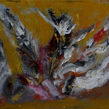 Painting titled "Gods spark" by Manfred Ruehrich, Original Artwork, Acrylic