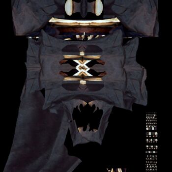 Arte digitale intitolato "Black Dragon (Manga…" da Mangani', Opera d'arte originale