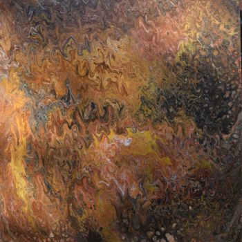 Pintura intitulada "Automnale" por Pascal Mangeot, Obras de arte originais, Acrílico