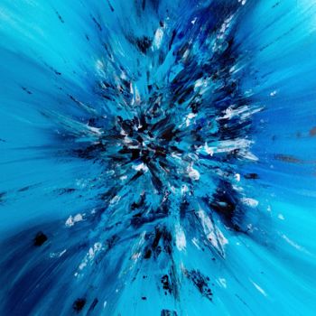 Painting titled "fusion" by Pascal Mangeot, Original Artwork, Acrylic