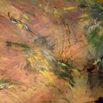 Pittura intitolato "Abstraction #1 _ Am…" da Mango Park, Opera d'arte originale, Acrilico