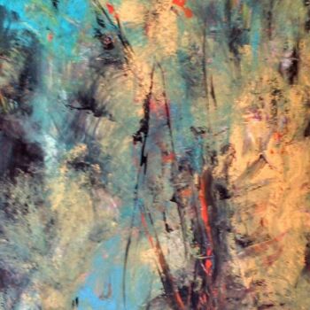 Painting titled "Abstraction #3 - Ch…" by Mango Park, Original Artwork, Acrylic