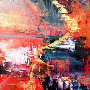 Pittura intitolato "Abstraction #9 - In…" da Mango Park, Opera d'arte originale, Acrilico