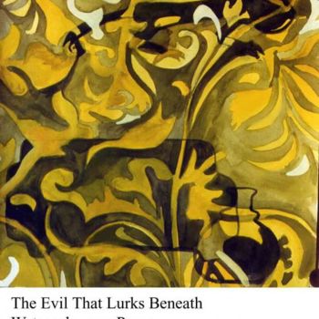 Painting titled "the evil that lurks…" by Lavanya Mani, Original Artwork