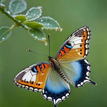 Fotografia intitolato "Butterfly Bliss on…" da Mankdhani, Opera d'arte originale, Fotografia digitale