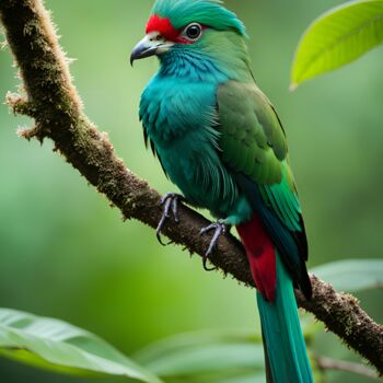 "Exotic Bird Close-U…" başlıklı Fotoğraf Mankdhani tarafından, Orijinal sanat, Dijital Fotoğrafçılık