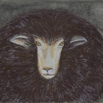 Dibujo titulada "Mad Sheep" por Mandy Leung, Obra de arte original, Otro