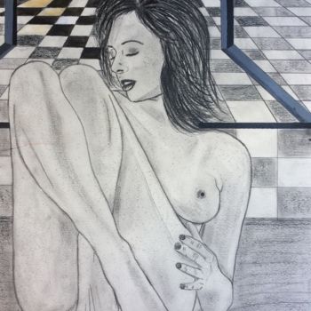 Drawing titled "Erotica 03" by Manoel Da Luz Nogueira, Original Artwork, Pencil